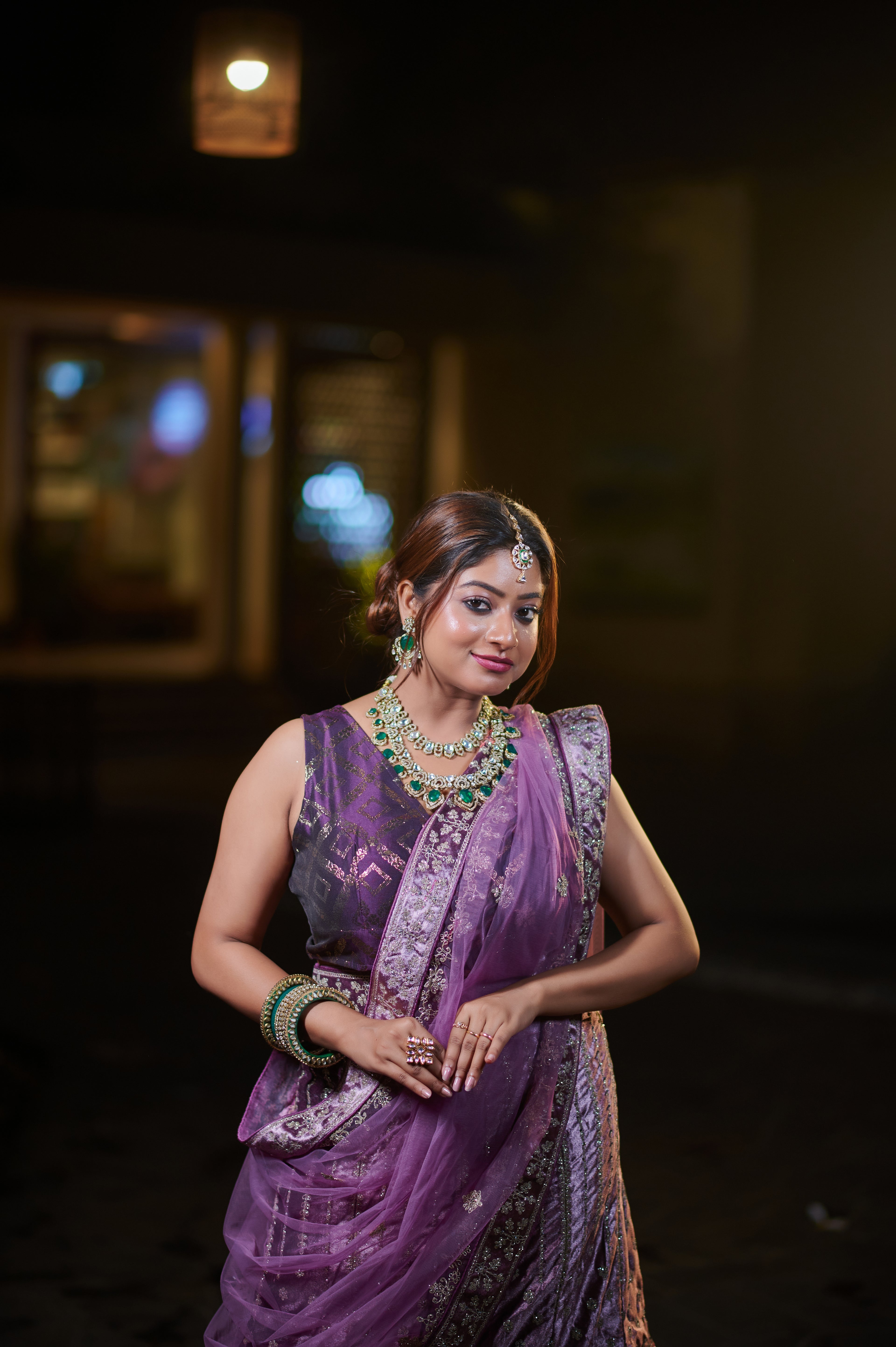 The Amethyst Empress Lehenga