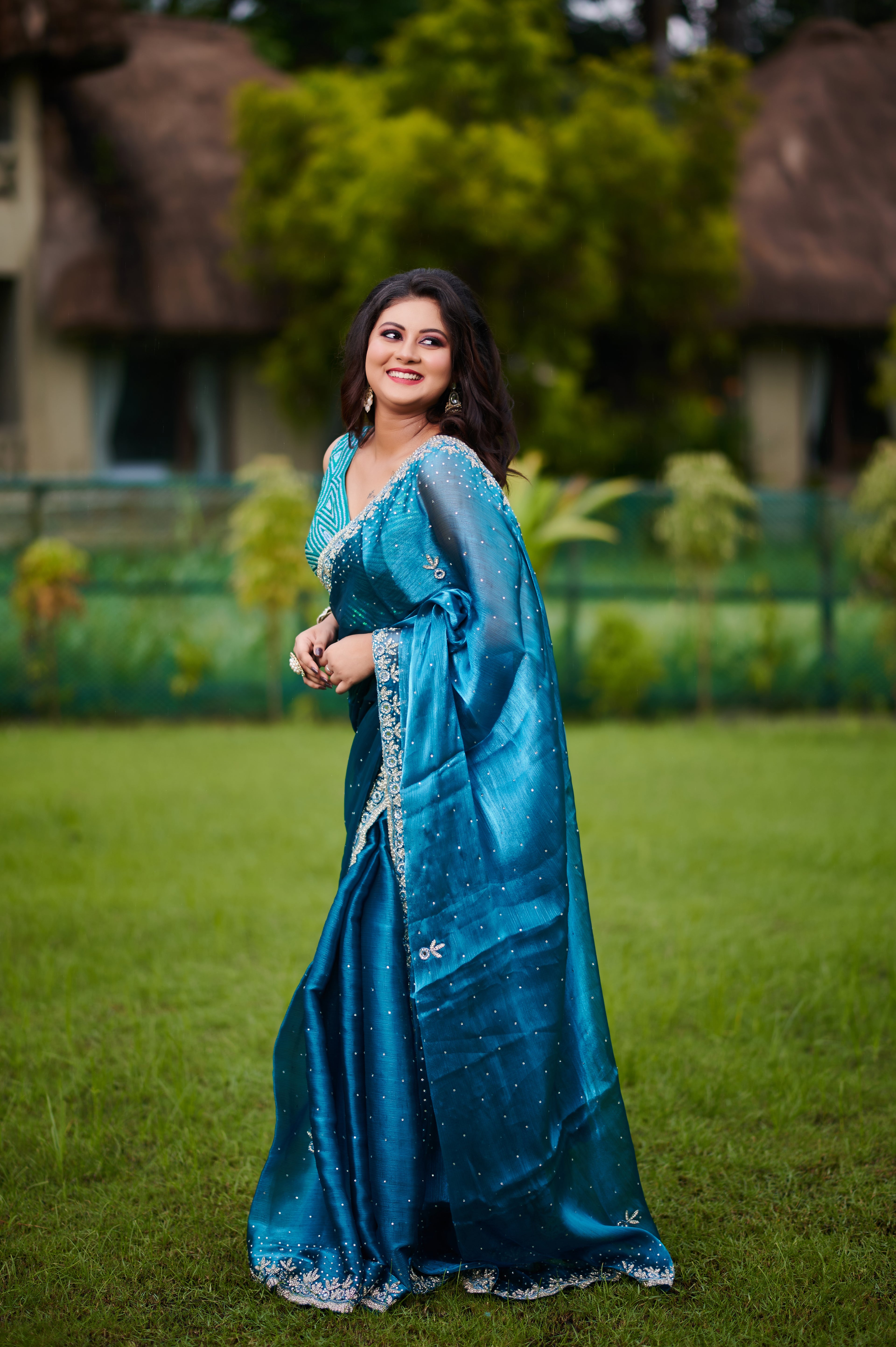 Ocean Royale – Designer Heavy Work glamorous Saree