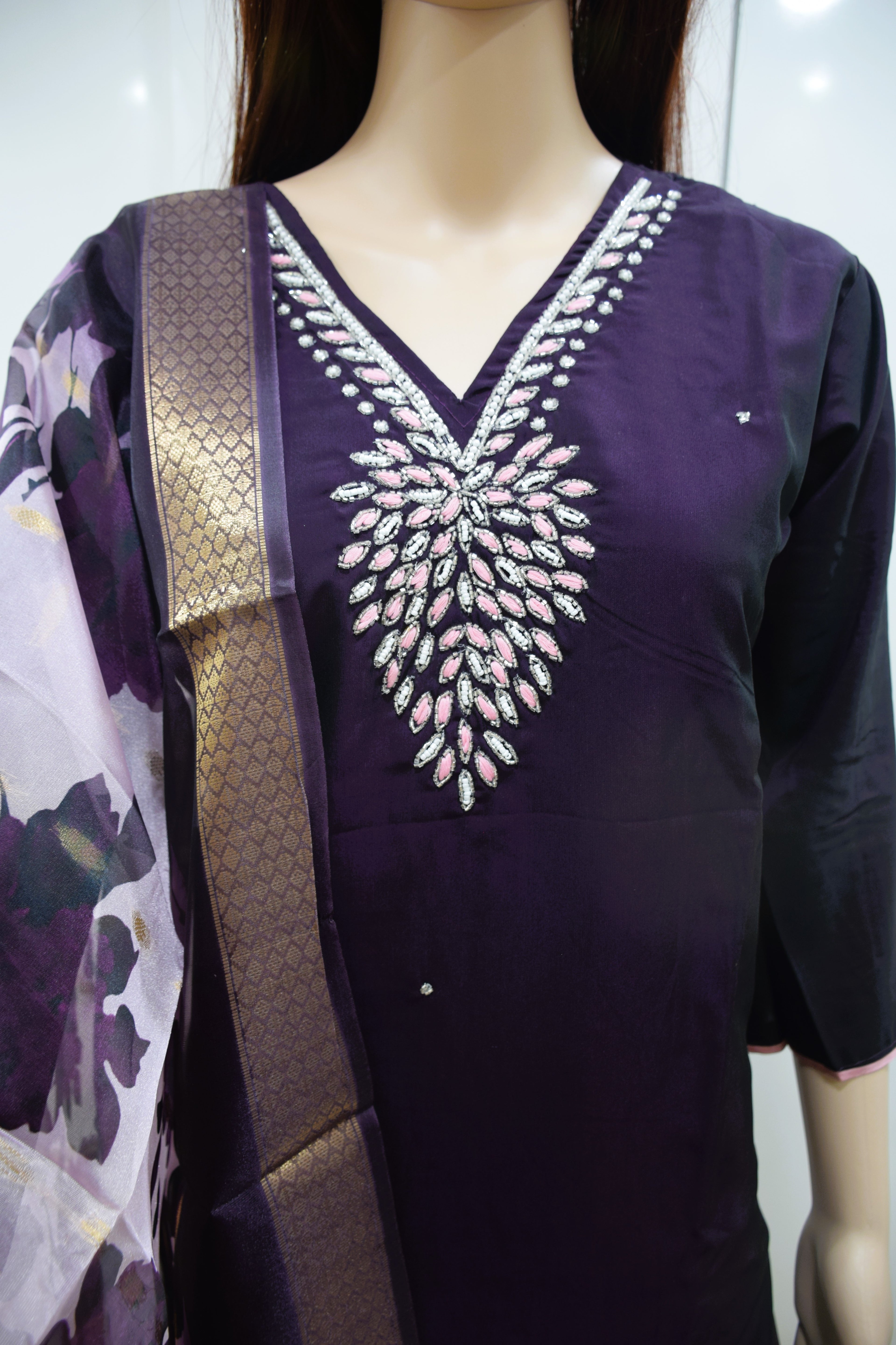 The Regal Amethyst Kurta Set