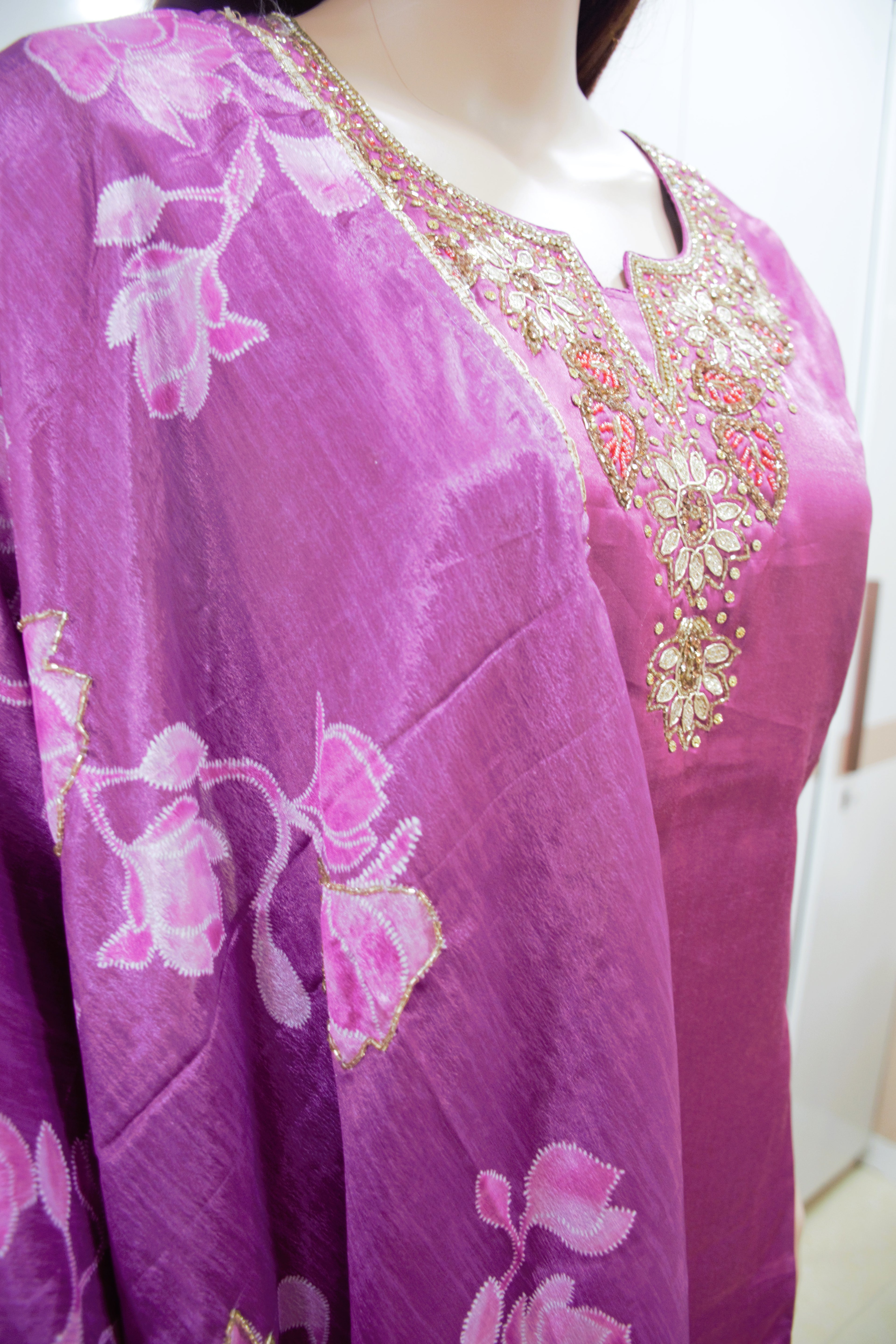 The Magenta Bloom Kurta Set