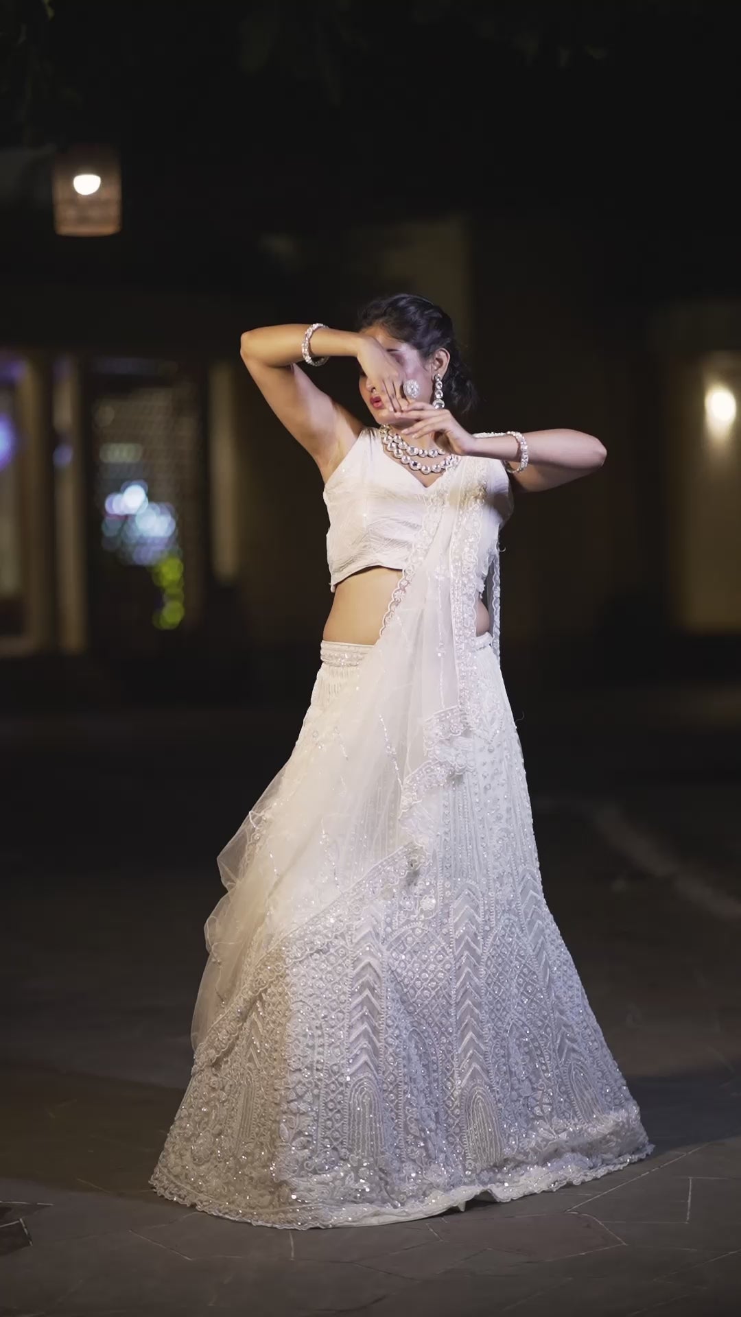 Ivory Luxe Chandni Bridal Lehenga