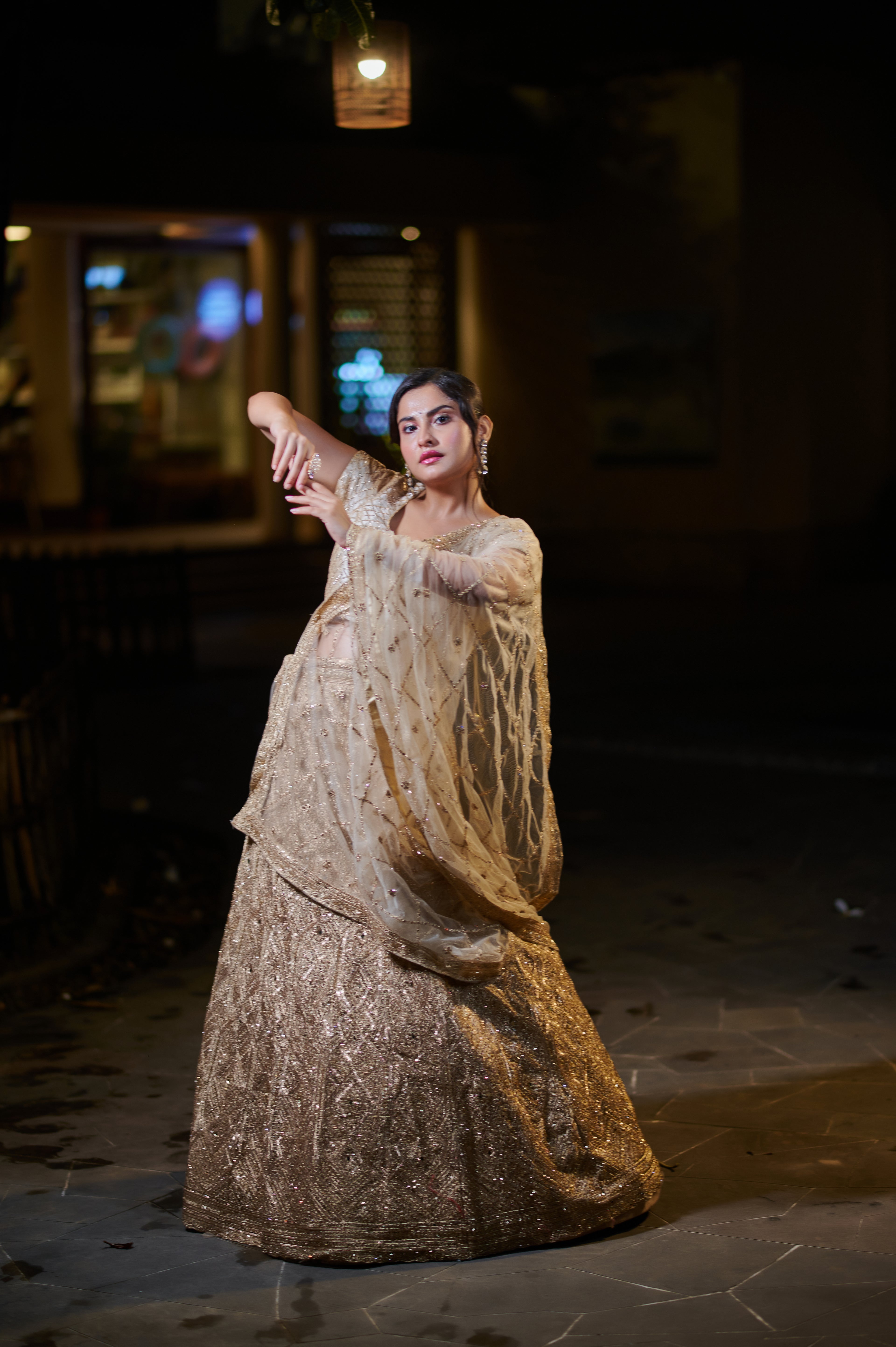 Golden Grandeur Embellished Lehenga