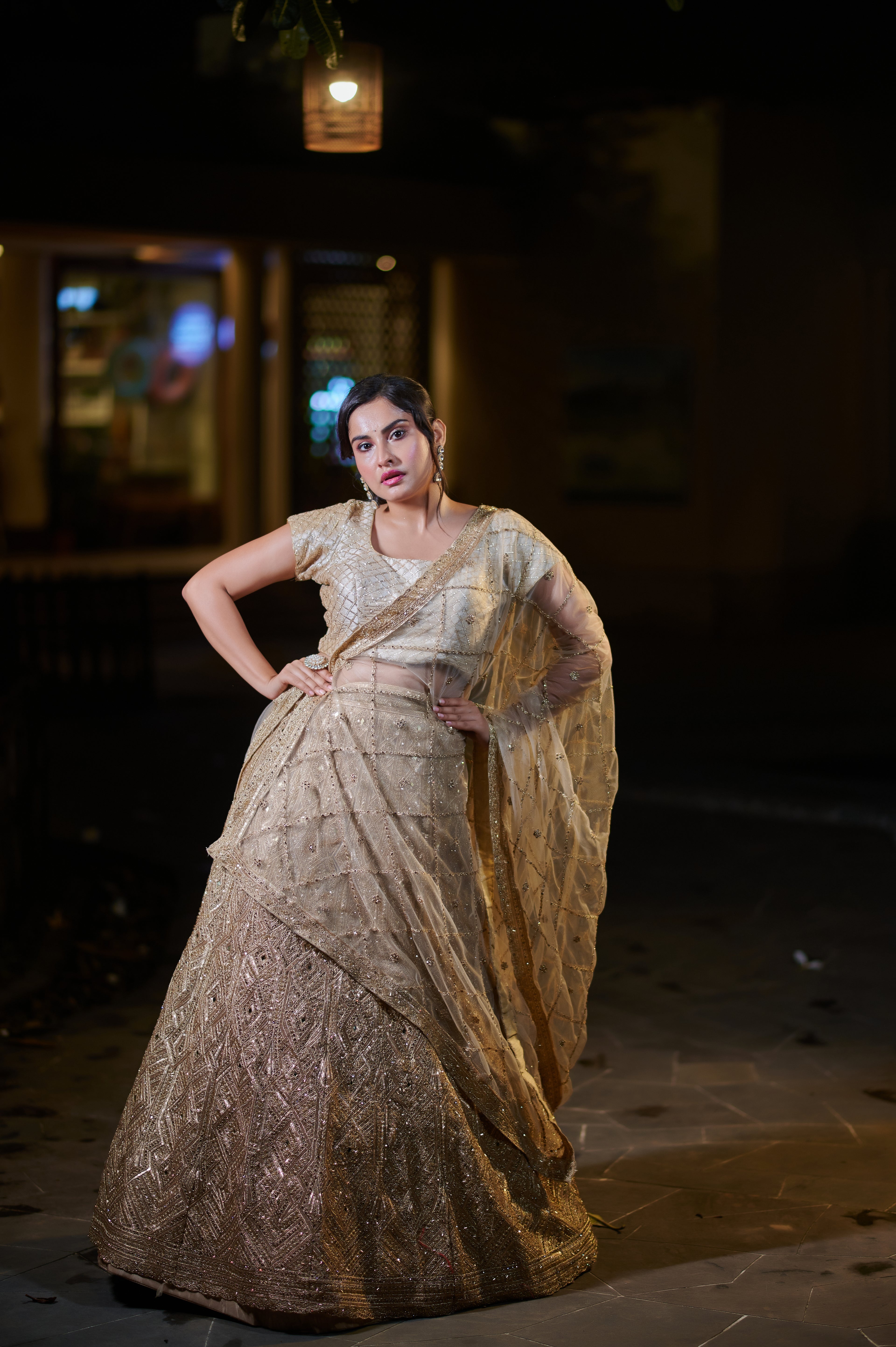 Golden Grandeur Embellished Lehenga