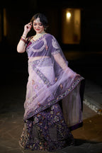 Regal Lavender Dream Lehenga