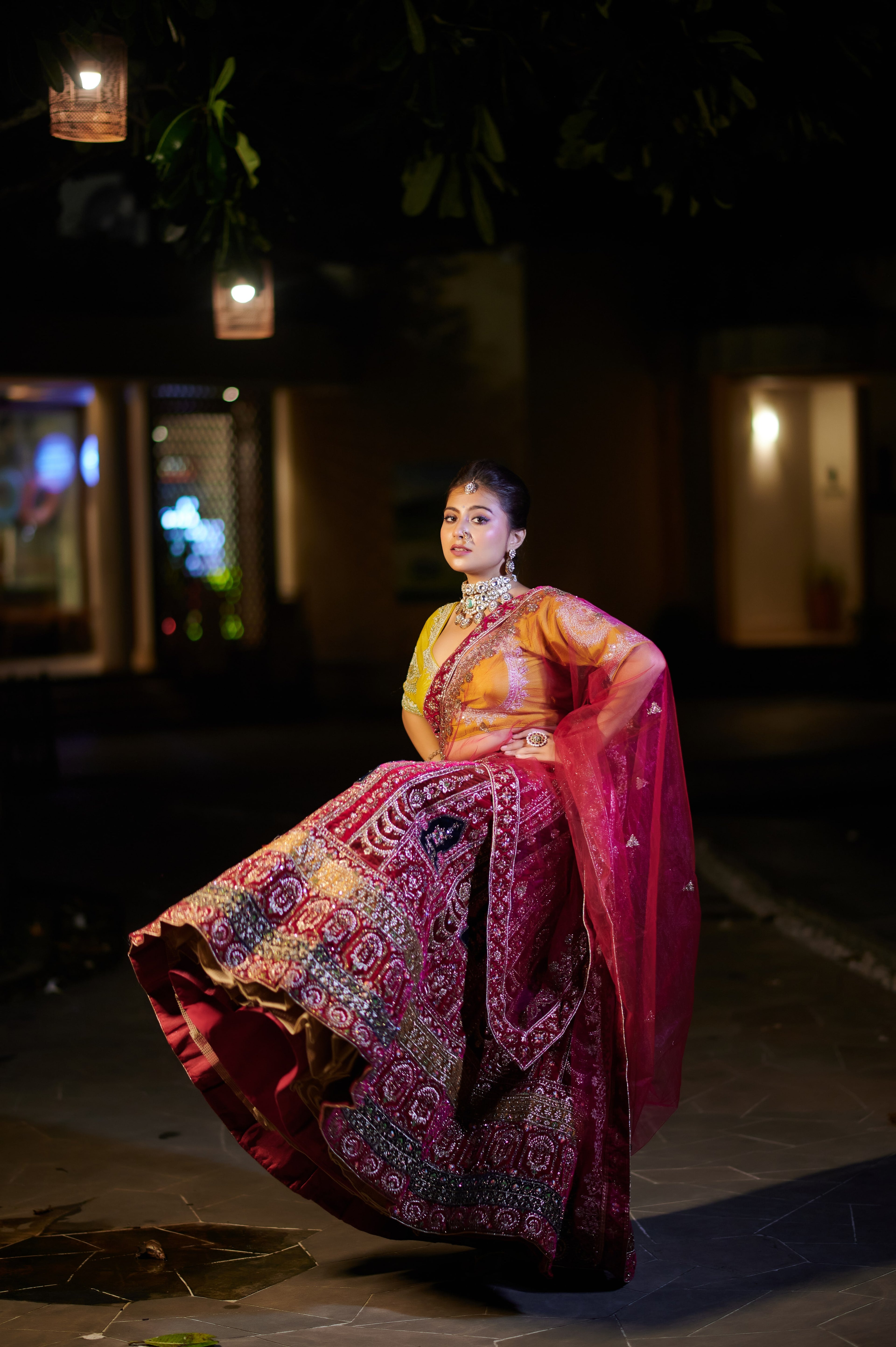 Dulhan-Royal Maroon Bridal Lehenga