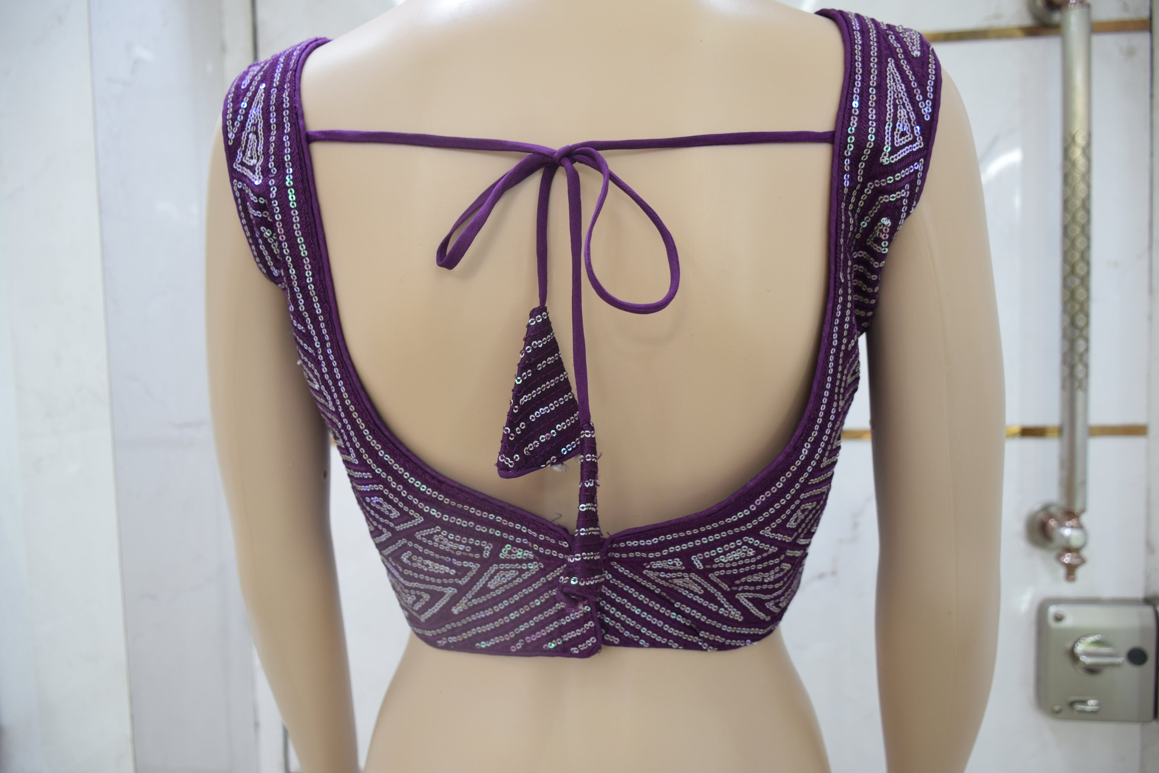 Midnight Mirage Sequin Blouse