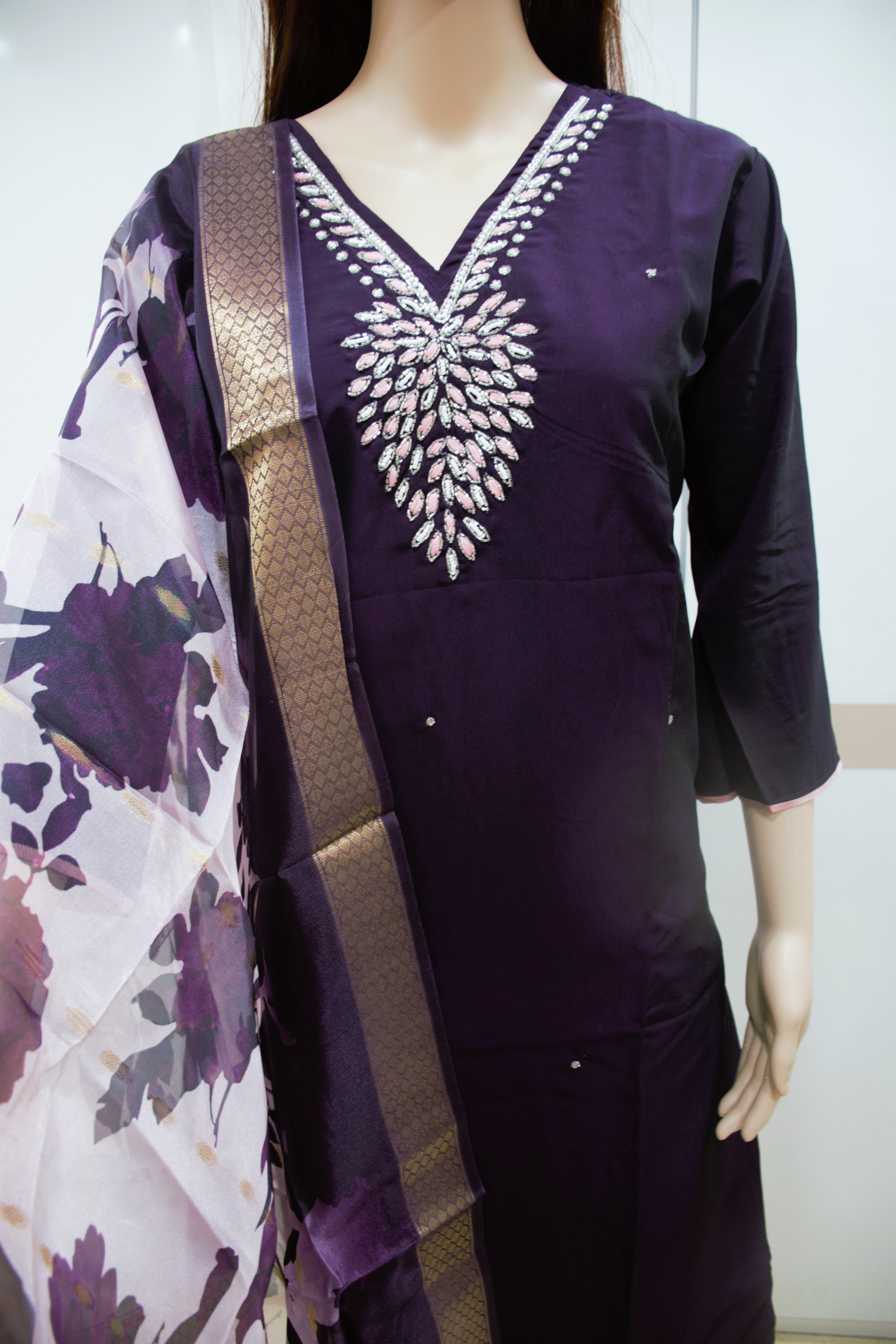 The Regal Amethyst Kurta Set