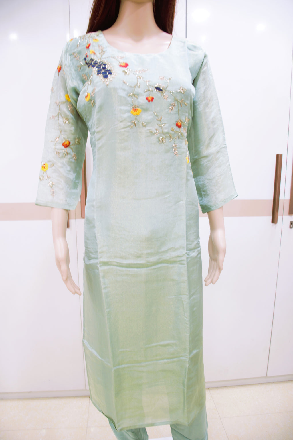 The Mint Melody Zardoshi Kurta Set