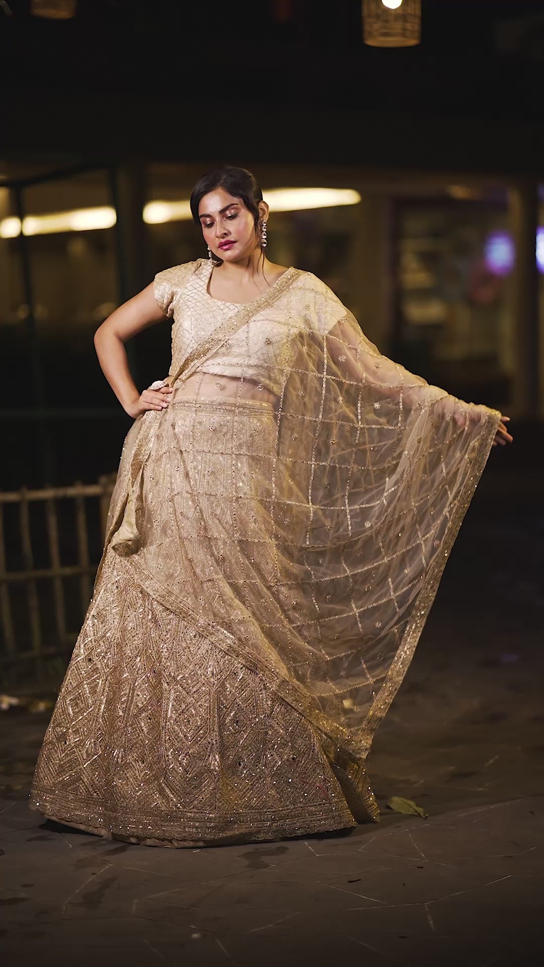 Golden Grandeur Embellished Lehenga