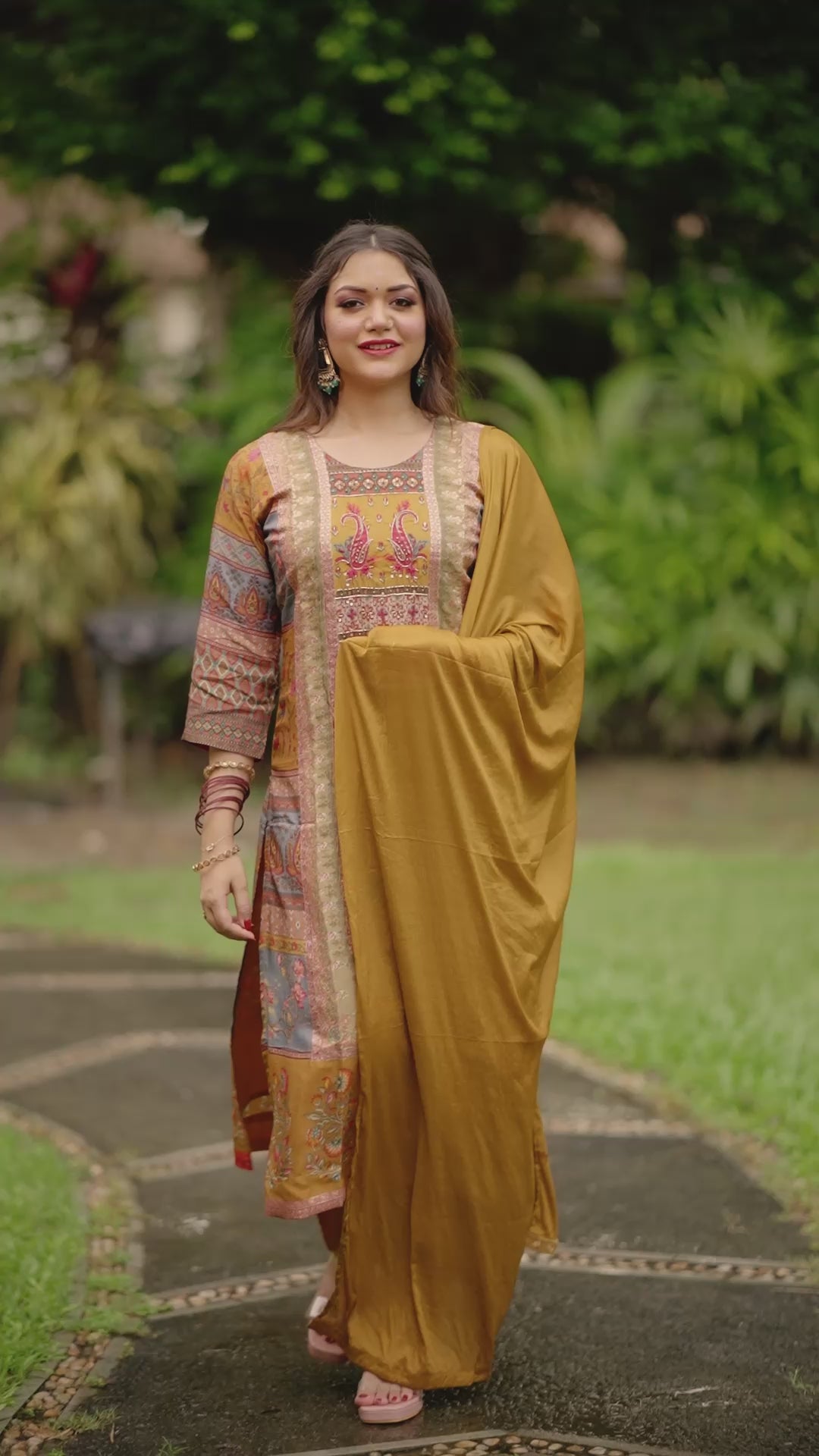 Marigold Mosaic – 3-Piece Suit Set