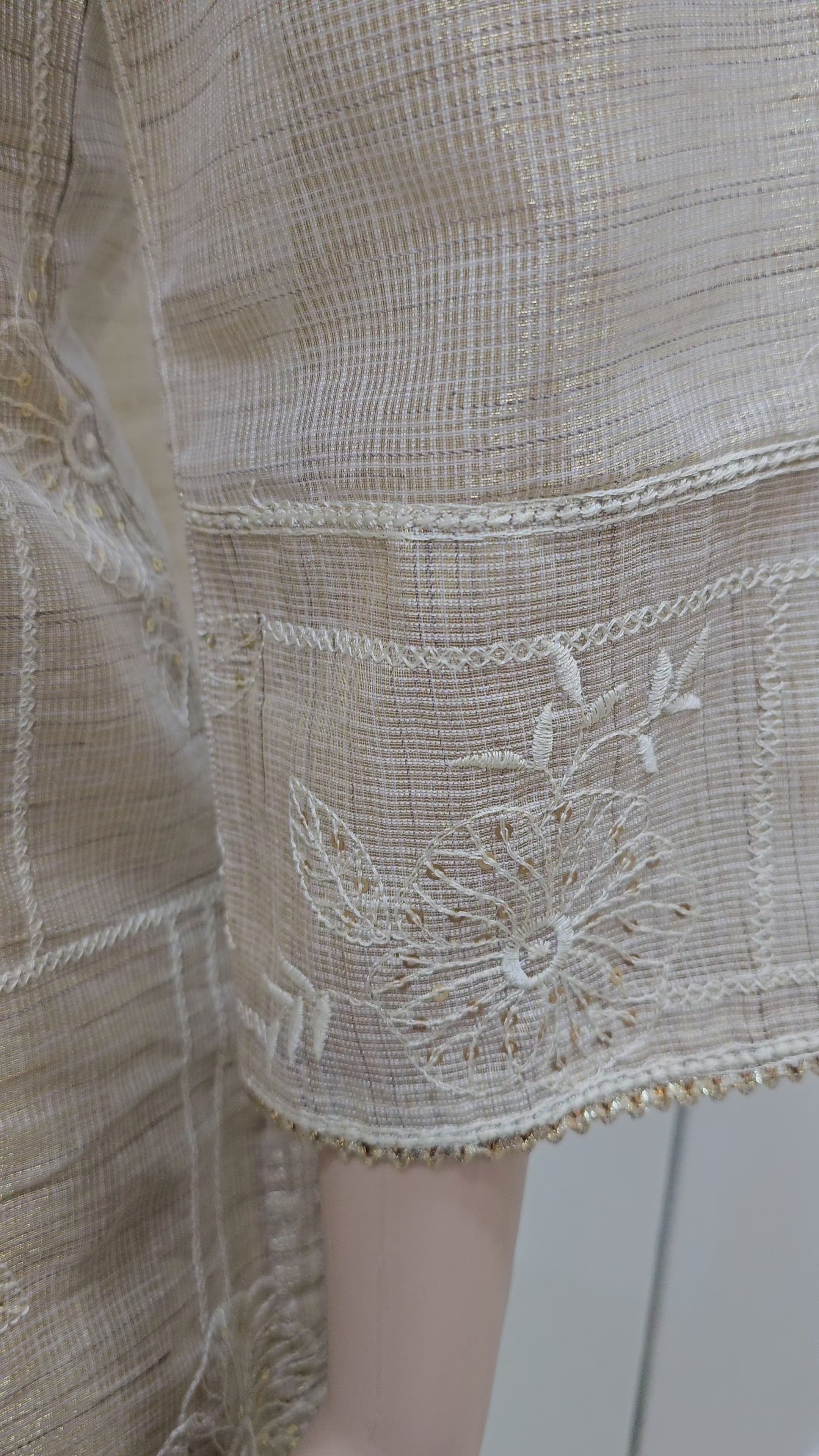 The Rose Garden Kota Doriya Kurta Set